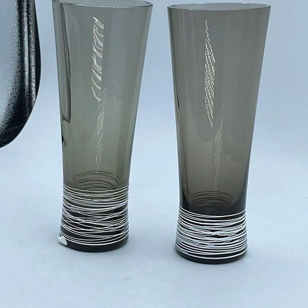 Skruf Glasbruk glasses from Sweden. Spun collection.